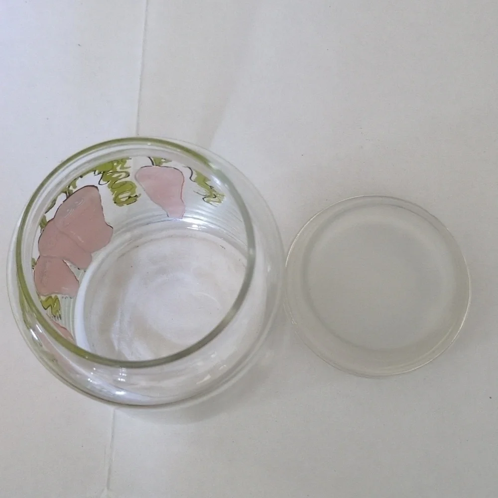 Vintage Anchor Hocking Hildi Anthropomorphic Carrots Glass Canister/Storage